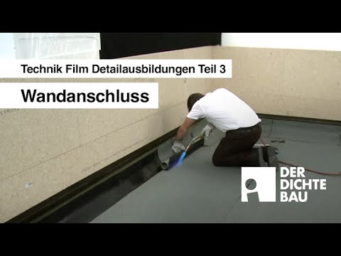 Wandanschluss Technik Film Detailausbildungen Teil 3 Youtube