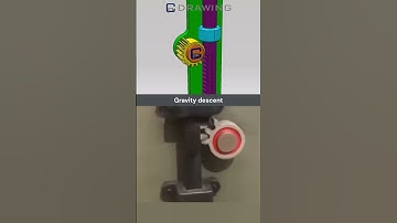 Gravity descent #mechanical #engineering #mechanism #cad #solidworks #engenharia
