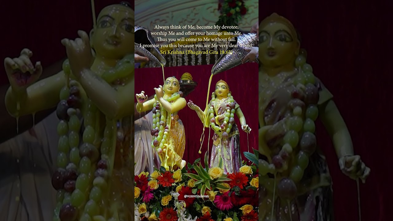 Lord Sri Krishna Says : Always think of Me and become My devotee