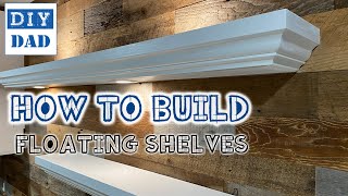 DIY Dad How-To Building Floating Shelves