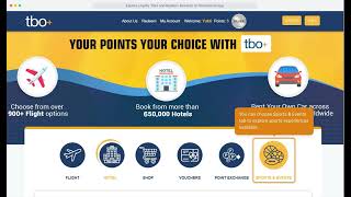 TBOPlus : TBO's Loyalty Program Walkthrough