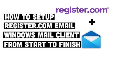 Register.com Email Setup Email Client Setup IMAP | Windows Mail | Settings That Work 2022