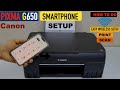 Canon Pixma G650 Setup, Add To SmartPhone Using The Easy Wireless Connect !!