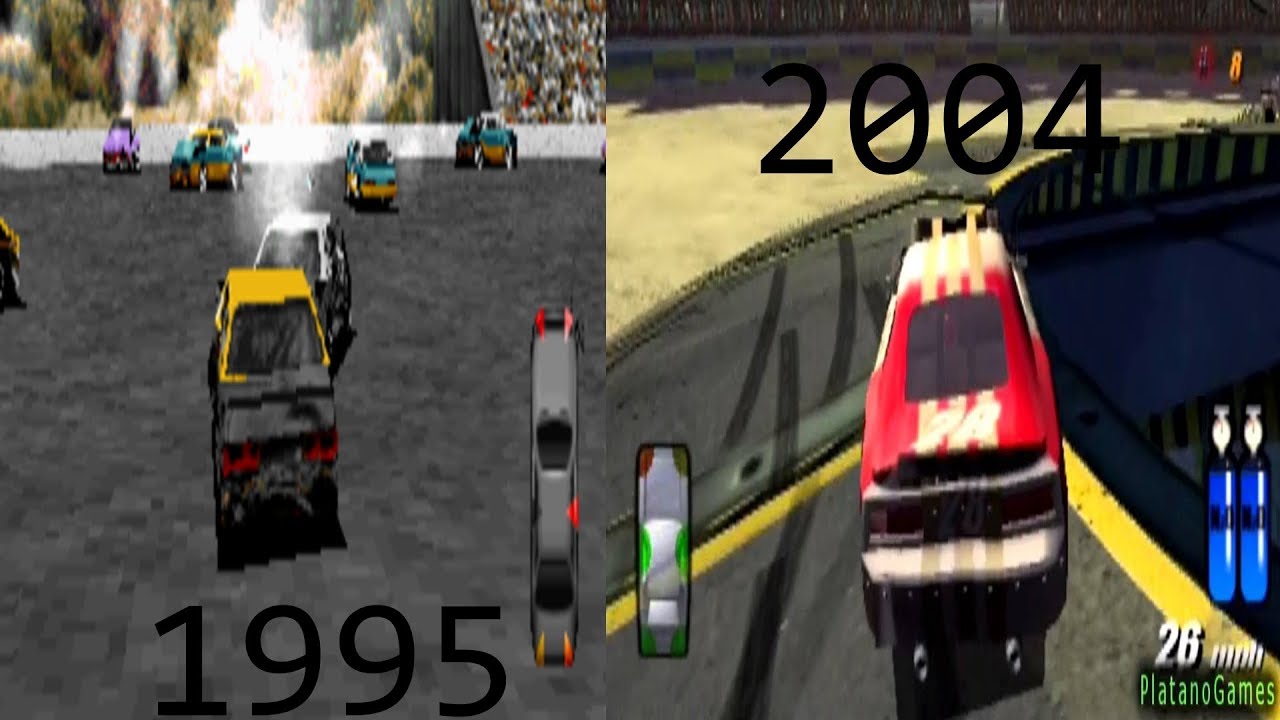 Destruction Derby Evolution 1995-2004 - YouTube