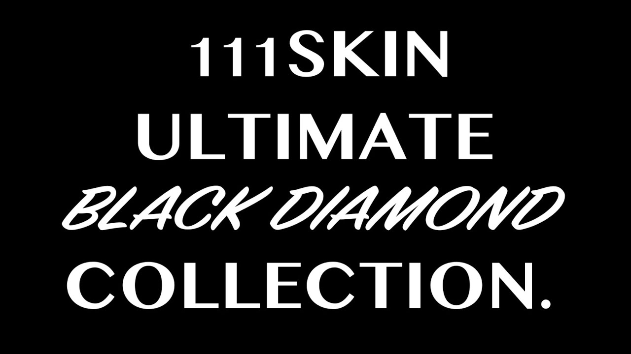 Коллекция 111SKIN ULTIMATE BLACK DIAMOND. УЖЕ В ПРОДАЖЕ. ПОЛНЫЕ СПОЙЛЕРЫ.