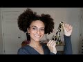 Recreating My Jazmine Costume Double Afro Puffs! ft. NEW Swirly Curly Leopard Afro Scrunchies