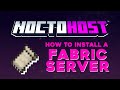 How to Install Fabric Into A Minecraft Server NoctoHOST 
