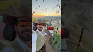 #cappadociahorseriding #hotairballoon #sunglasses