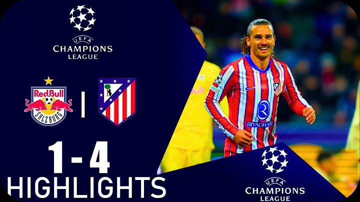 RB Salzburg vs Atlético Madrid 1-4 Resumen | Liga de Campeones de la UEFA 2024