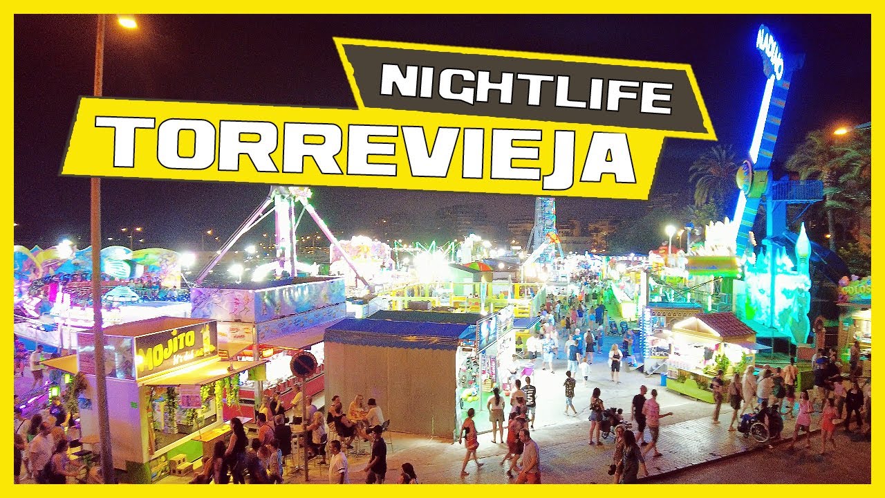 Torrevieja Walking Tour | Promenade Walk On Saturday Evening | Costa Blanca Spain