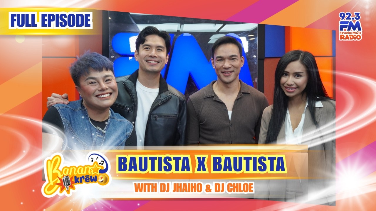 BAUTISTA x BAUTISTA IN THE STUDIO MGA KA-VIBES! 💙🧡