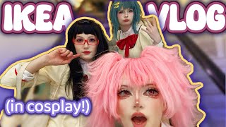 we took our cosplays to IKEA.. || cosplay in public + vlog !