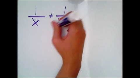 Adding rational expressions with denominators ax and bx, basic