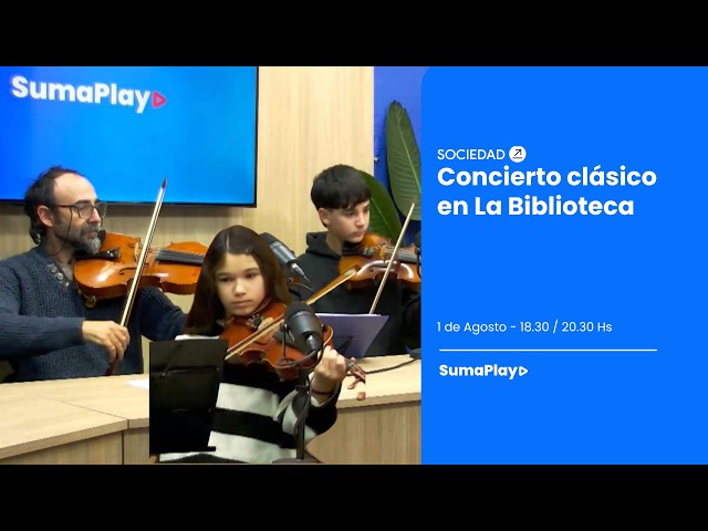 Concierto clásico en La Biblioteca