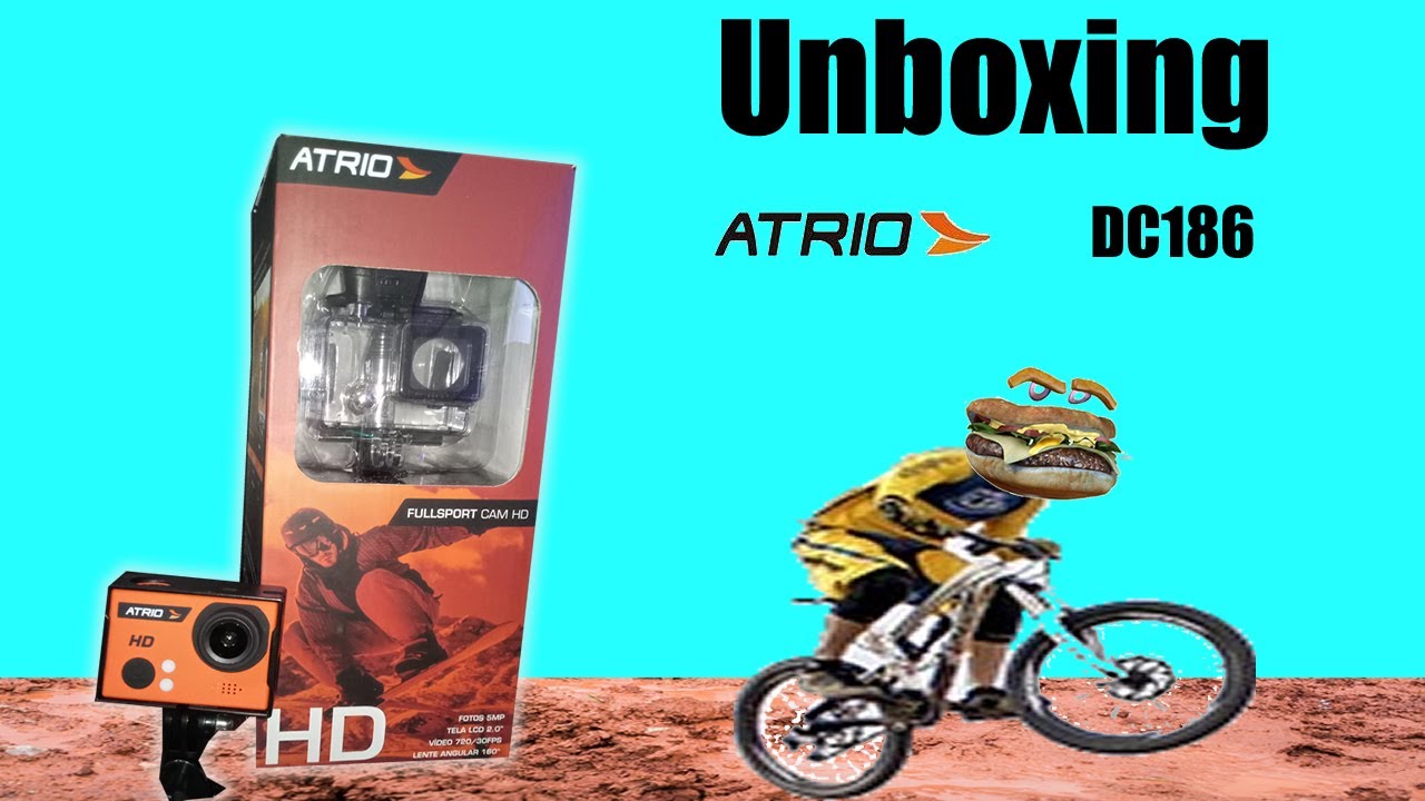 Unboxing da sport cam Atrio DC186