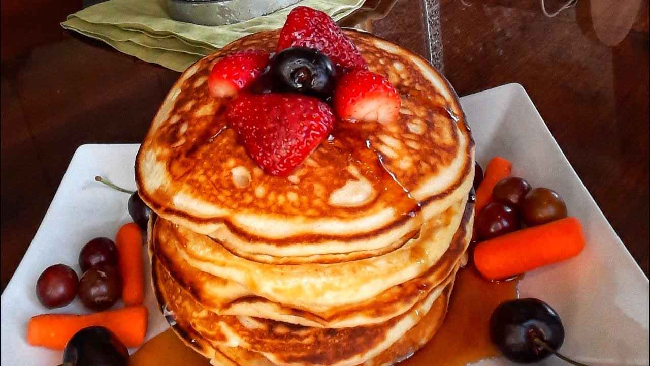 How To Make Pancakes in 5mins (with baking powder)| Pancake Recipe