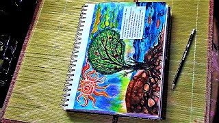 Full Jeremiah 17: 7-8 Bible Art Journaling Guide