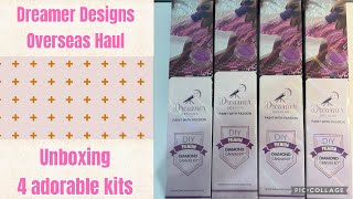 Huge!! Dreamer designs overseas haul-unboxing 4 adorable diamond paintings Huge!! Dreamer designs overseas haul-unboxing 4 adorable diamond paintings