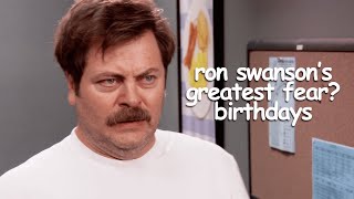 ron swanson hating birthdays for 9 minutes 24 seconds straight | Parks and Recreation | Comedy Bites