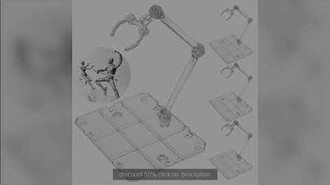 Clear Action Figure Stand,Assembly Action Figure Display Holder Base Doll Model Support Stand for HG