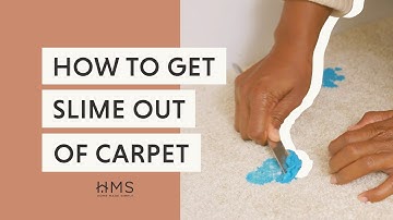 HOW TO GET SLIME OUT OF CARPET