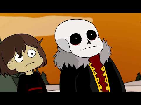 Underfell Papyrus Frisk'le tanışıyor