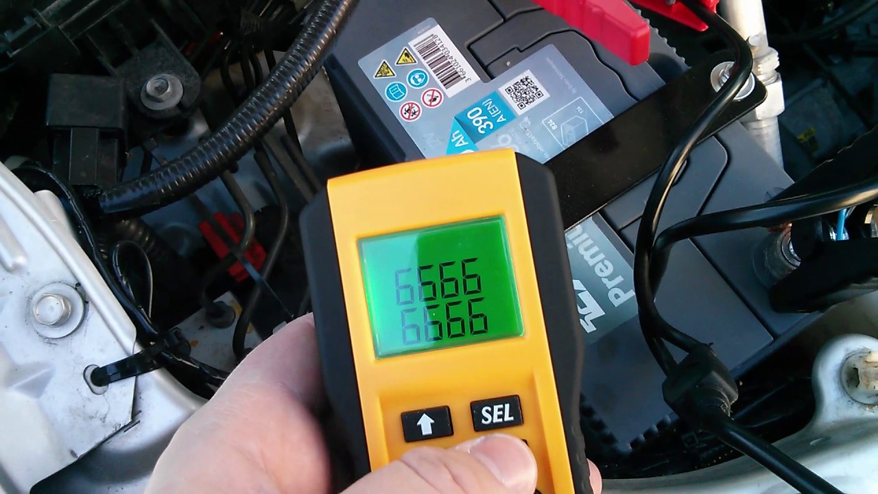 Testeur de batterie digital 6/12V - DBT 400