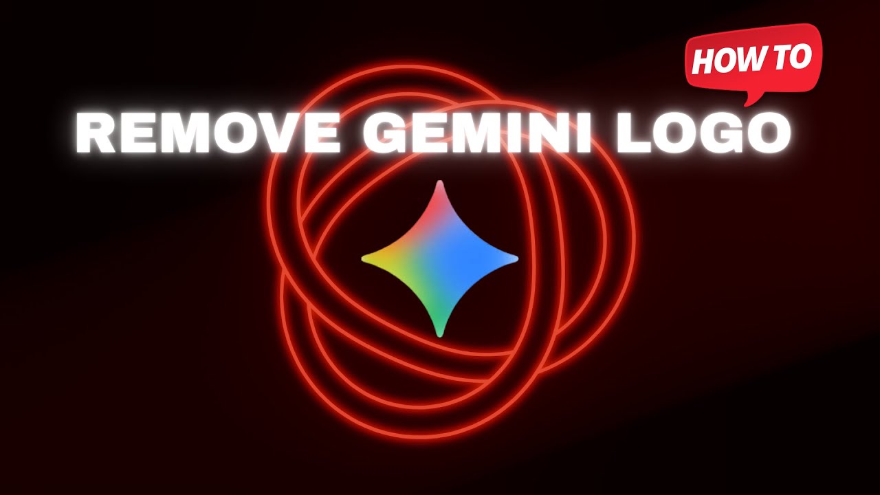 How to remove gemini logo| most easy method to remove gemni logo