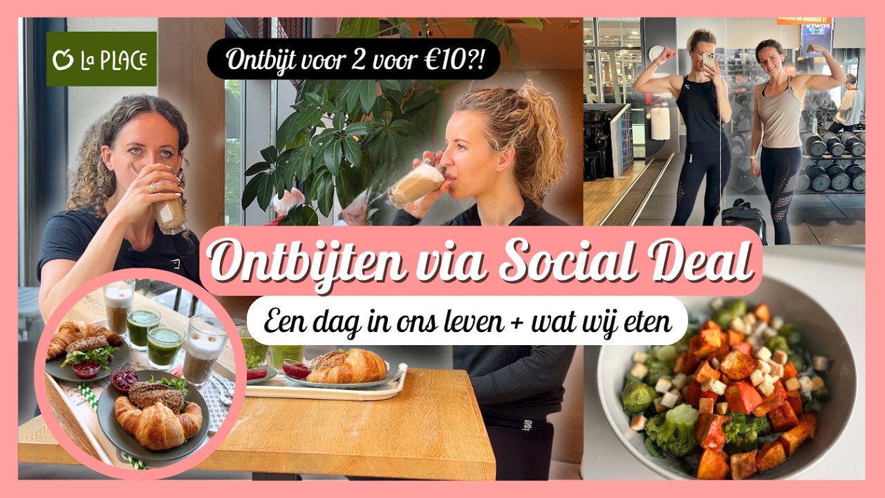 Ontbijtdeal bij LA PLACE voor €5 pp 😲🥐 - What We Eat In A Day 🌱 – Travelling Sisters