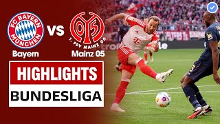 Highlights Bayern Munich vs Mainz | Harry Kane lập hattrick đỉnh cao - Bayern hủy diệt 8 bàn