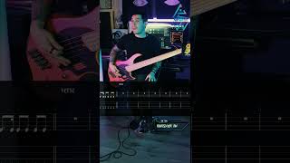 #shorts  Bring Me The Horizon - Drown Bass Playthrough With Tabs