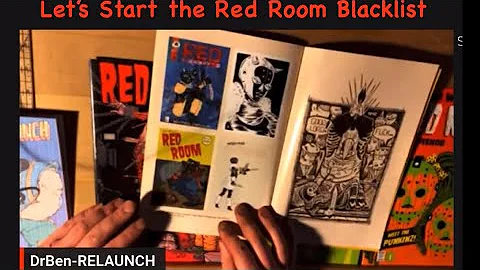 Making a blacklist of comic creators that worked on Red Room from Ed Piskor & Fantagraphics