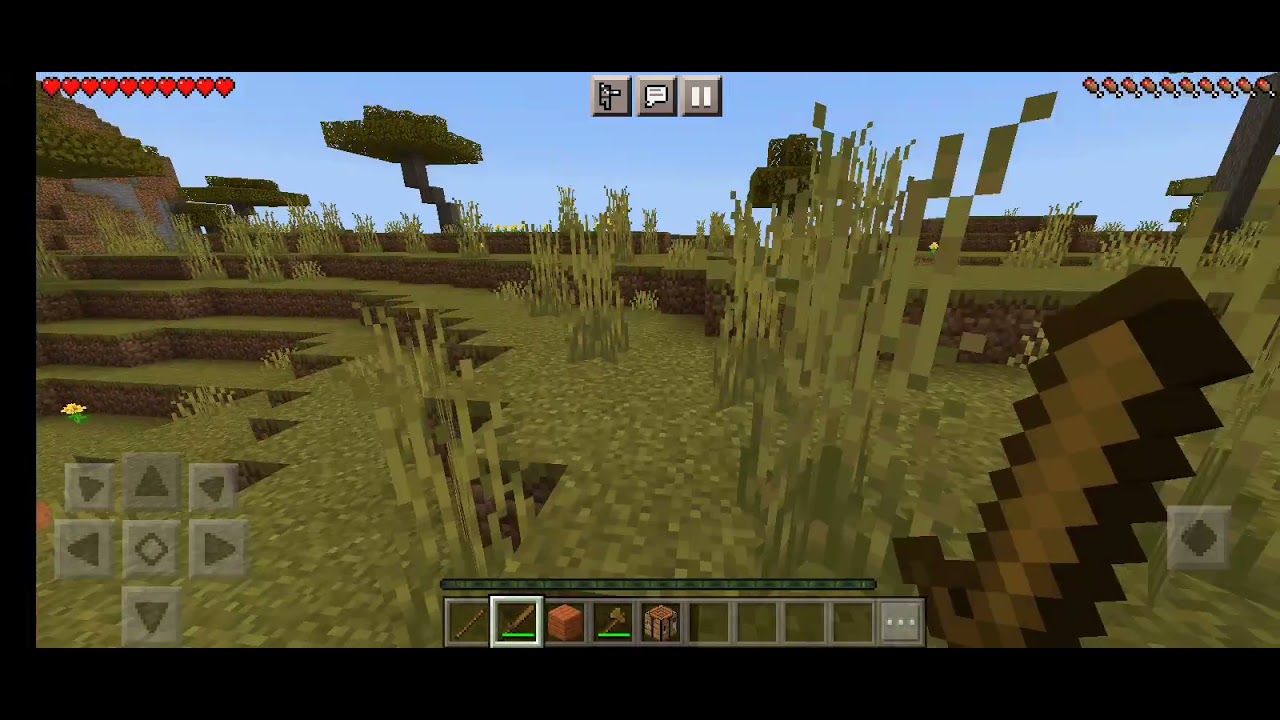 minecraft but I can only touch brown