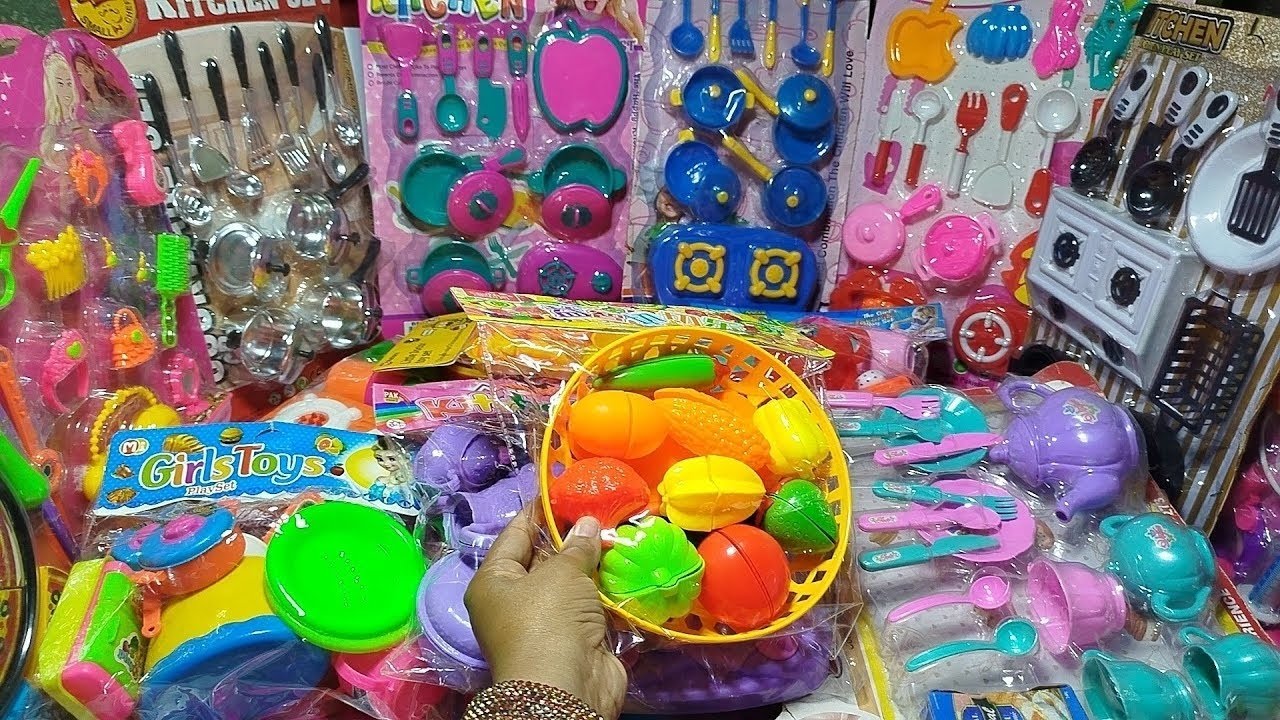 2 Minutes Satisfying with Unboxing cute kitchen set (Lots of Accessories!) ASMR Satisfying 