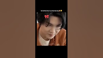 aww my billu also get shy how strange☺️🎀#bts#suga#yoongi#minyoongi#fyp#shortfeed#feedshorts#trending