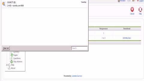 How to export your survey results on iJoomla Surveys
