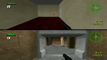 The World is Not Enough 007 - Real N64 Capture - Multiplayer Gameplay
