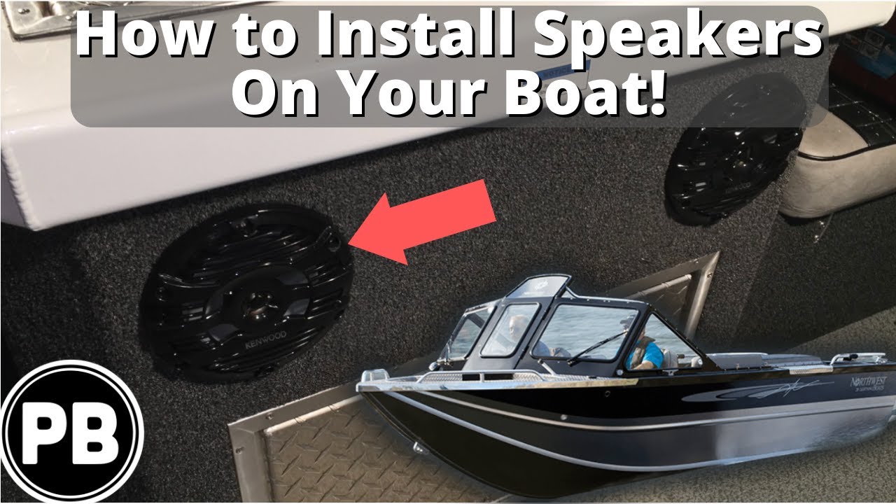 How To Install Marine Speakers On Your Boat! 