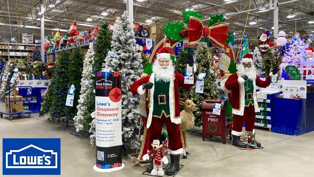 LOWE'S CHRISTMAS DECORATIONS CHRISTMAS TREES DECOR ORNAMENTS SHOP WITH ...