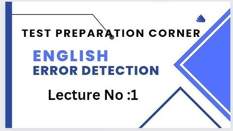 English error detection lectures no :1  #BPS 5 to BPS 15