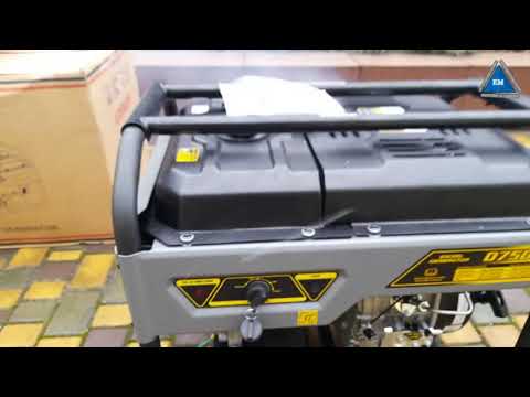 Генератор   LONCIN LCD 7500 D - Доставка покупателю и первый пуск