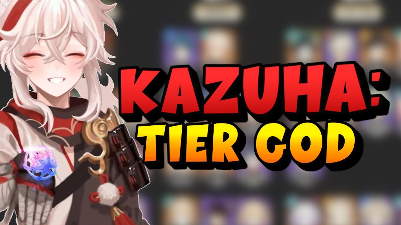 Tier List Usagi 1 6 Kazuha La Gran Sorpresa Tier God Genshin Impact Espanol Youtube