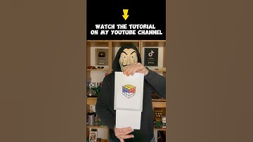 RUBIK’S CUBE 3D MAGIC TRICK #tricks #foryou #magic #rubikscube