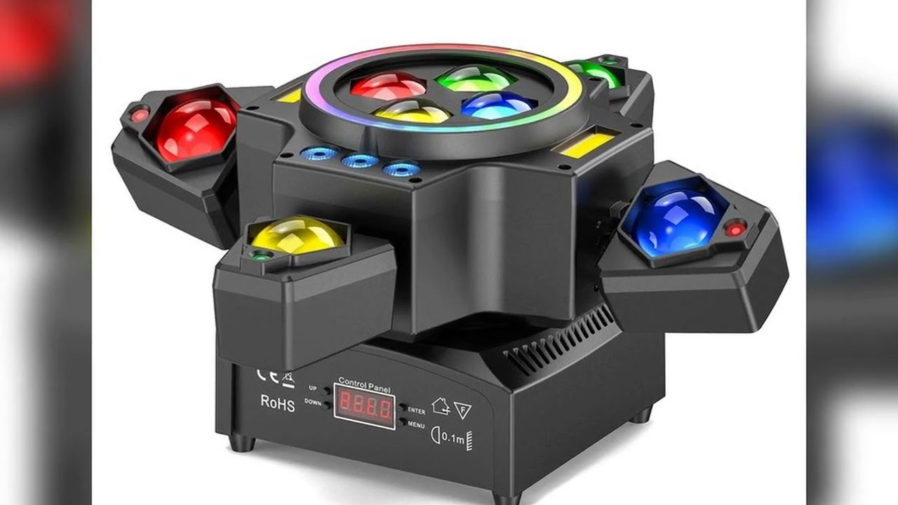 A must-have product! 120W 4in1 RGBW Moving Head Light Beam Effect Lights Laser Light Remote Contro