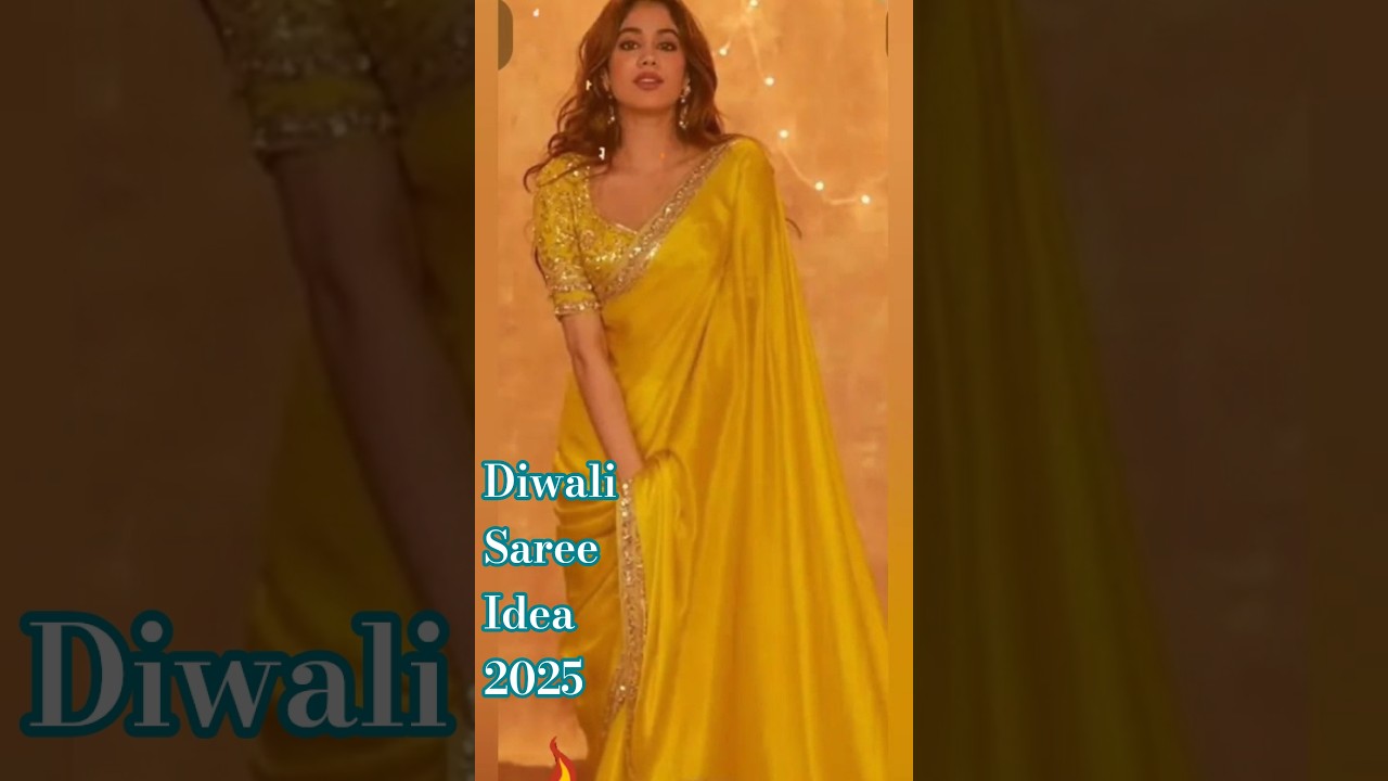 💥Diwali Saree Ideas| Diwali Saree Collection 2025| Diwali Saree Look 