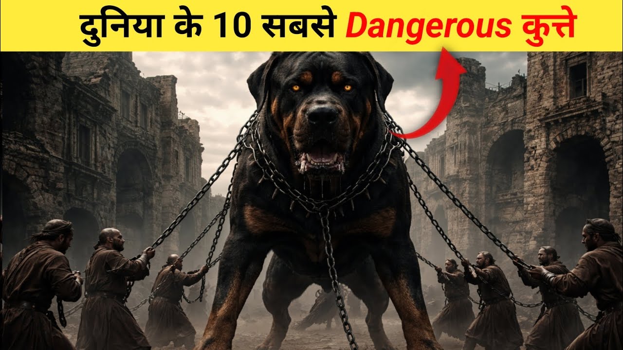दुनिया के 10 सबसे खतरनाक  कुत्ते |Top 10 Dangerous Dogs in the World 