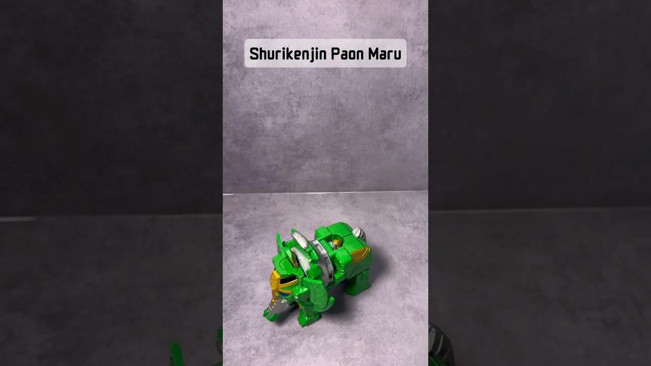 dx shurikenjin paonmaru gattai megazord power rangers ninja steel