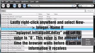 How To Dramaticaly Speed Up Firefox