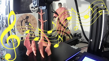 Printing the balancing bird with music 🎶🎵🖨🦅