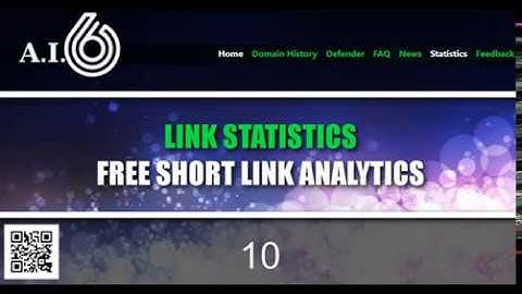 Link Statistics. Free Short Link Analytics